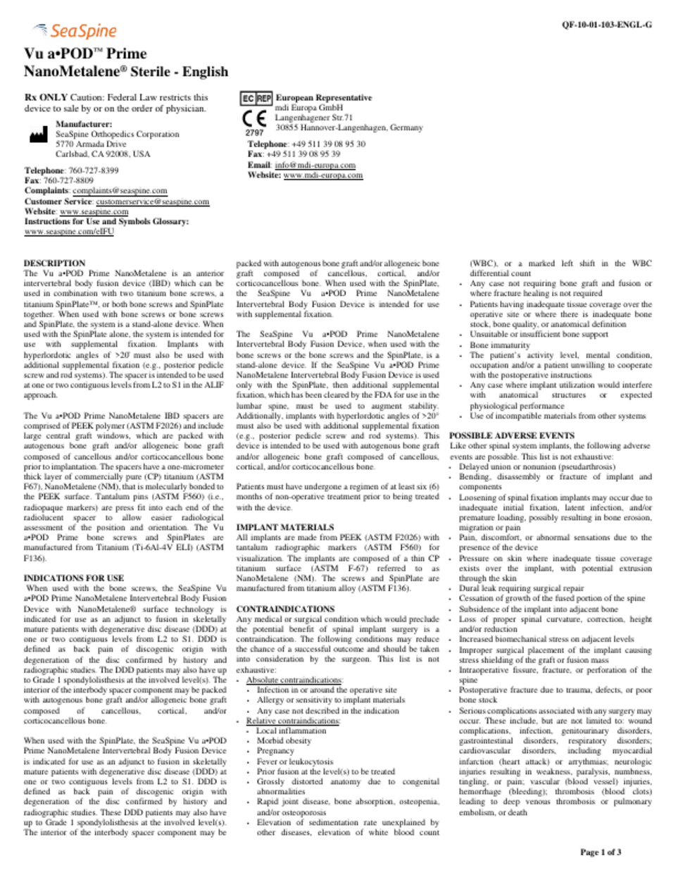 Vu A Pod Prime Nanometalene System Instructions Pdf Download